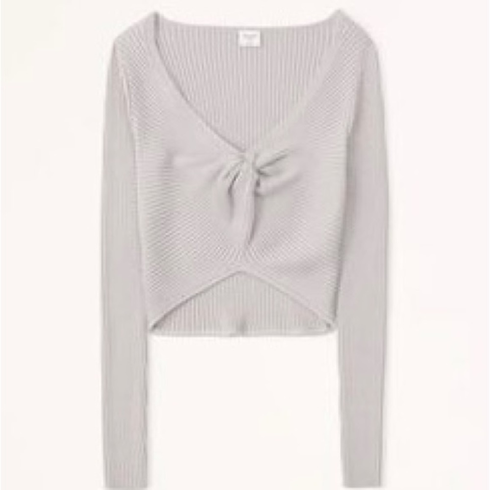 Abercrombie & Fitch Twist-Front Sweater Top S
